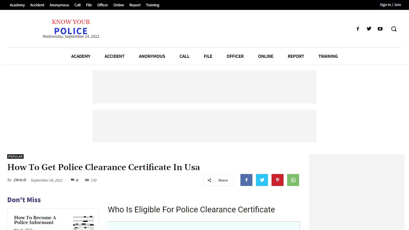 How To Get Police Clearance Certificate In Usa